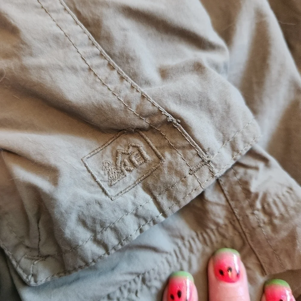 Rei Cargo Khaki Gorpcore Hiking Shorts Camping Resortwear Fishing Summer